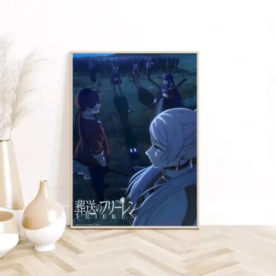 Dark Anime Frieren Beyond J-Journeys End Wall Art