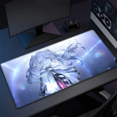 Frieren Blue Light Large Mousepad