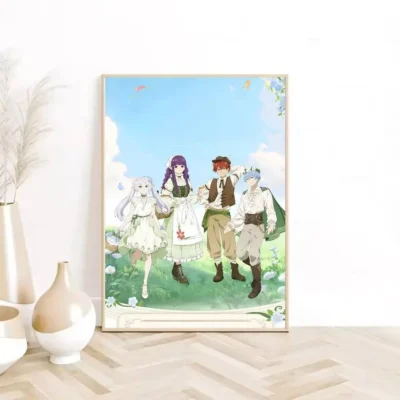 Anime Frieren, Himmel, Fern, Stark Beyond J-Journeys End Wall Art