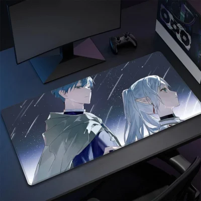 Himmel Look at Frieren Large Mousepad