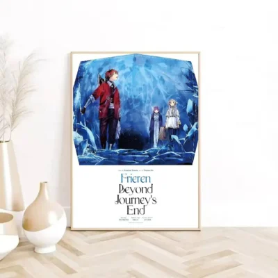 3 Characters Anime Frieren Beyond J-Journeys End Wall Art