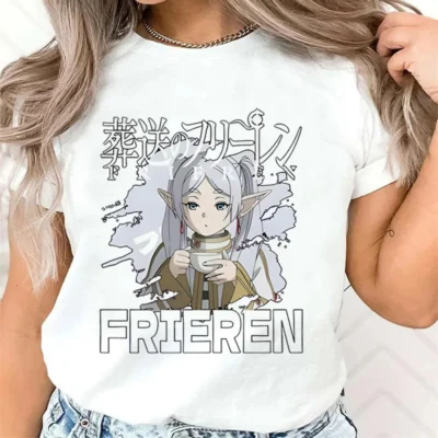 Sousou No Frieren Drinks Tea T-shirt