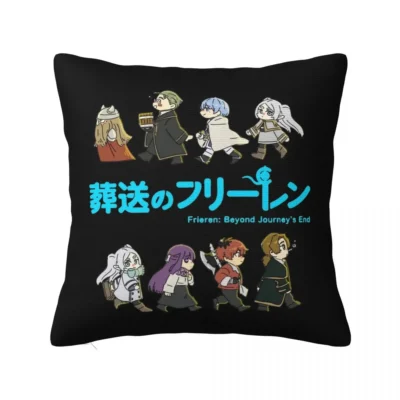 Chibi Characters Frieren Anime Sousou No Frieren Pillow Cases