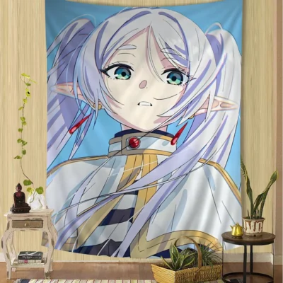 Anime Frieren Suprise Tapestry