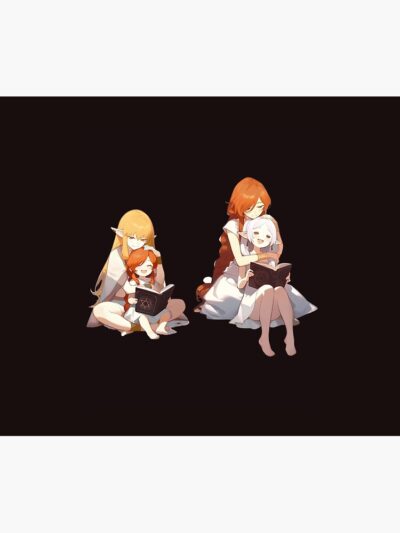 Alternative view of Four Characters Frieren Tapestry