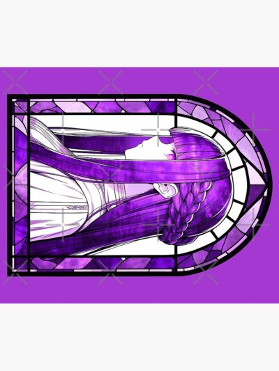 Alternative view of Stained Glass Fern Tapestry