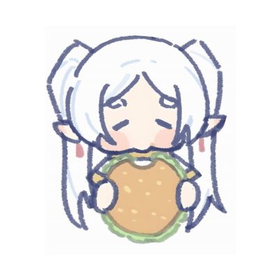 Alternative view of Frieren Chibi Eat Food Tote Bag
