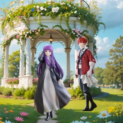 17cm Frieren:Beyond Journey's End Anime Figure Fern Himmel Stark Action Figure