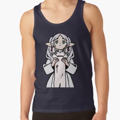 Alternative view of Frieren Cat Tank Top