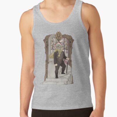 Alternative view of Eisen The Dwarf Warrior Frieren Beyond Journey S End Tank Top