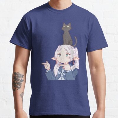 Alternative view of Frieren With Black Cat T-Shirt