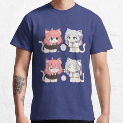 Alternative view of Four Cats Frieren T-Shirt
