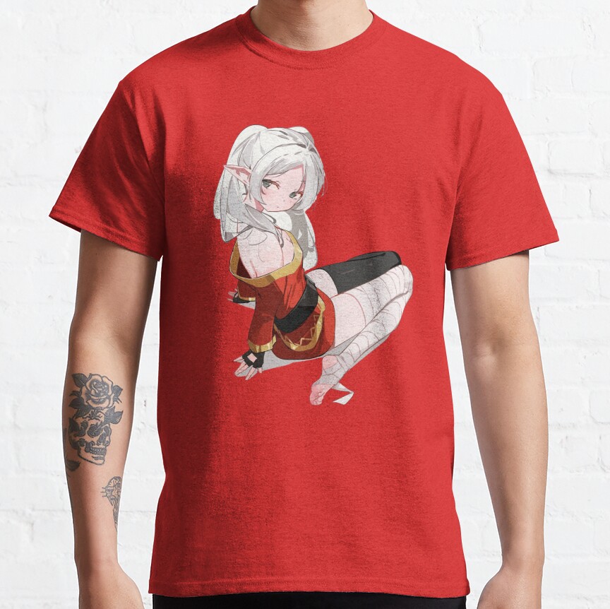 Red Dress Frieren T-Shirt - Image 6