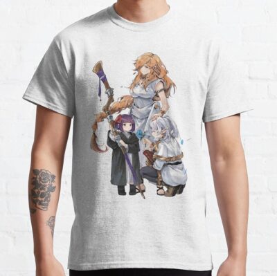 Alternative view of Three Characters Frieren T-Shirt