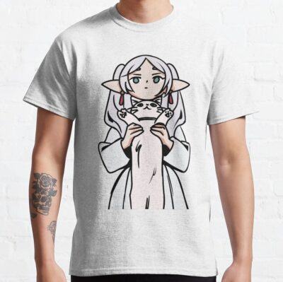 Alternative view of Frieren Cat T-Shirt