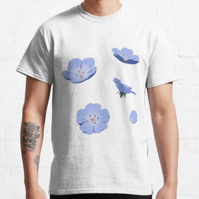 Blue Moon Flower Himmel Favorite Flower Frieren T-Shirt