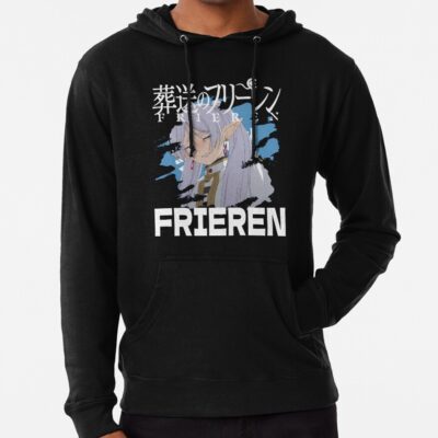 Alternative view of Doodle Frieren Hoodie