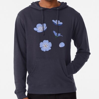 Alternative view of Blue Moon Flower Himmel Favorite Flower Frieren Hoodie