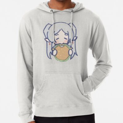 Frieren Chibi Eat Food Hoodie
