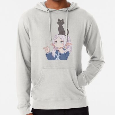 Frieren With Black Cat Hoodie