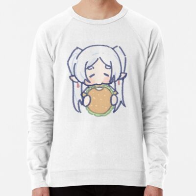 Alternative view of Frieren Chibi Eat Food Sweatshirt