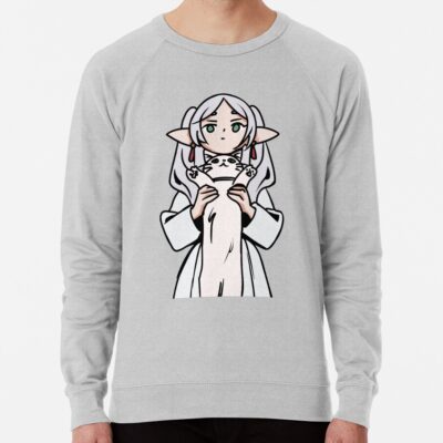 Alternative view of Frieren Cat Sweatshirt