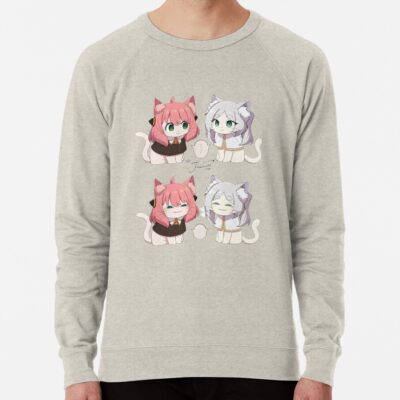 Alternative view of Four Cats Frieren Sweatshirt