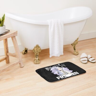 Alternative view of Frieren Beyond Journey S End Bath Mat