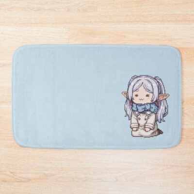 Frieren But It S W Frieren Beyond Journey S End T Shirt Bath Mat