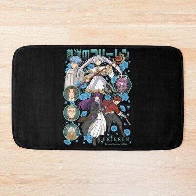 All Characters Frieren Bath Mat