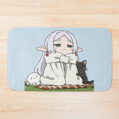 Cats And Cozy Frieren Bath Mat