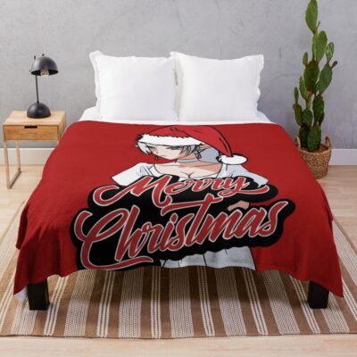 Frieren Merry Christmas Throw Blanket