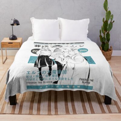 The Bread Loving Elf Throw Blanket