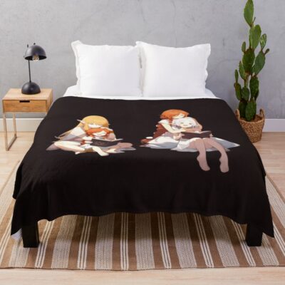 Friends Frieren Throw Blanket