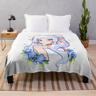Beautiful Frieren Throw Blanket