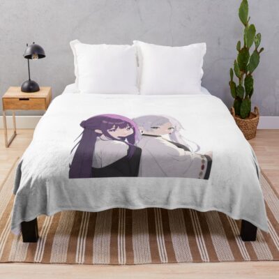 Fern Frieren Sousou No Frieren Frieren Beyond Journey S End Throw Blanket