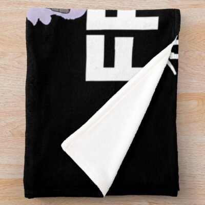 Alternative view of Frieren Beyond Journey S End Throw Blanket