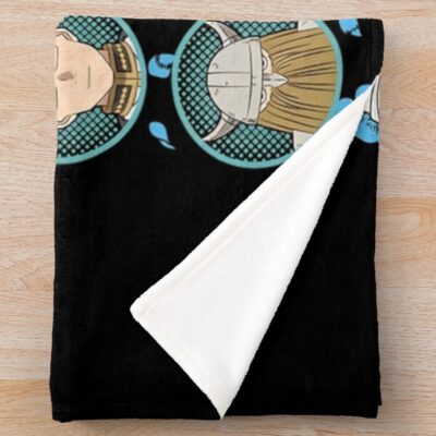 Alternative view of All Characters Frieren Throw Blanket