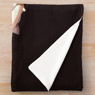 Alternative view of Friends Frieren Throw Blanket