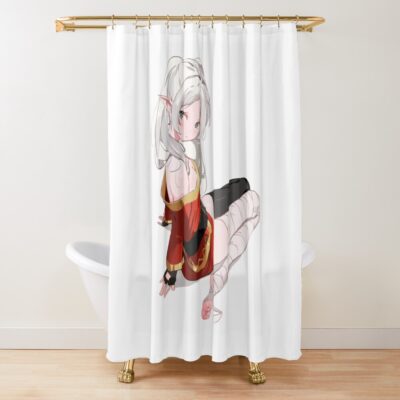 Red Dress Frieren Shower Curtain