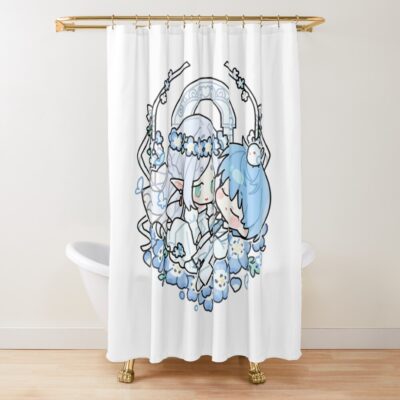 The Mini Couple Shower Curtain