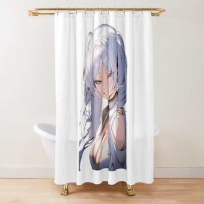 Smile Frieren Shower Curtain