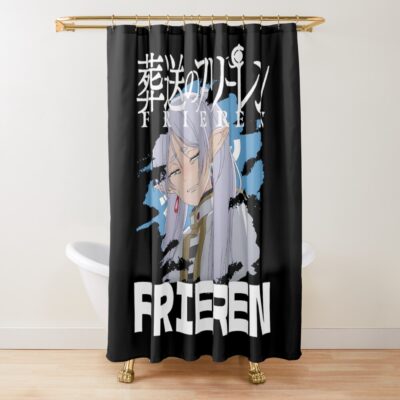 Doodle Frieren Shower Curtain