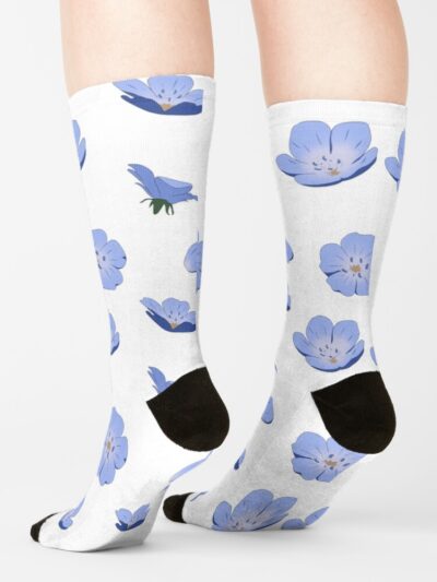 Alternative view of Blue Moon Flower Himmel Favorite Flower Frieren Socks