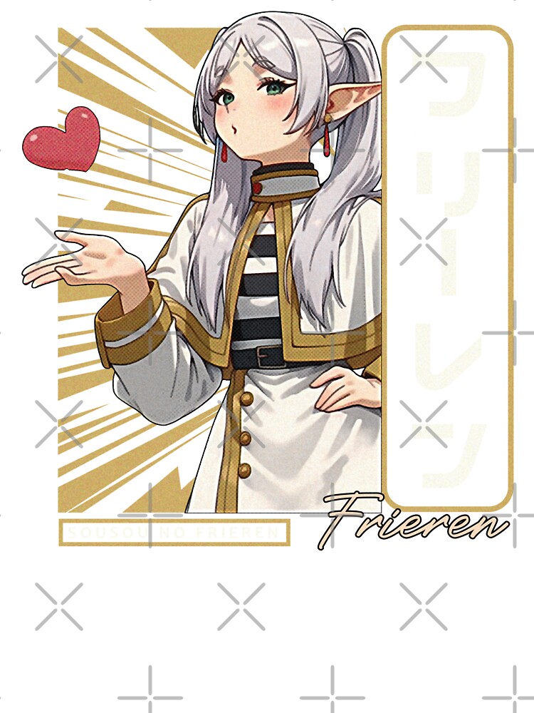 Frieren The Slayer Kiss Shower Curtain - Image 2