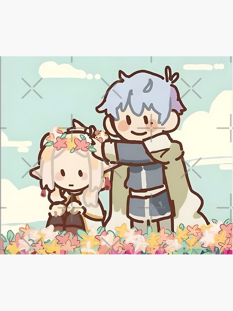 All Cute Flowers Couple Tapestry - Image 2