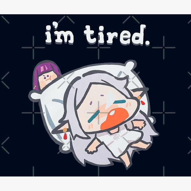 I M Tired Cute Tote Bag - Image 2