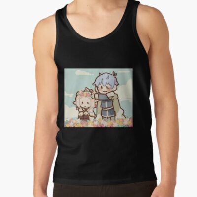 Alternative view of All Cute Flowers Couple Tank Top