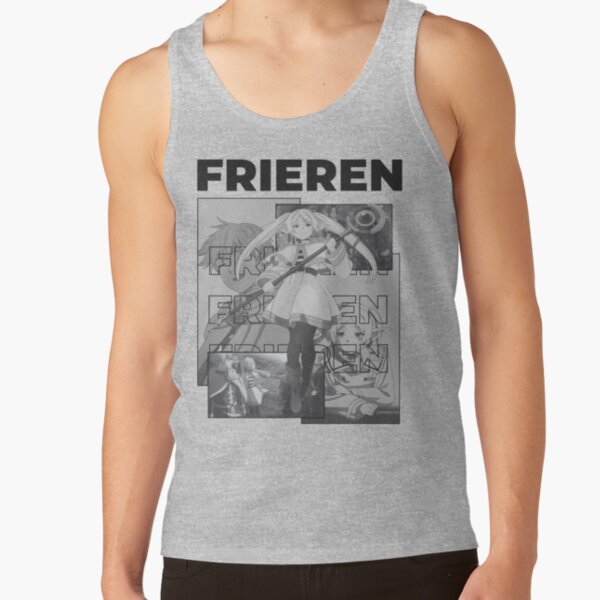 Ash White Frieren Tank Top