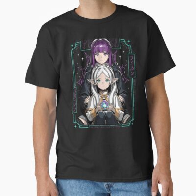 Alternative view of Beyond Journey S End Frieren And Fern Mage Celestial Graphic Tee T-shirt